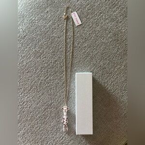 Betsy Johnson Long Giraffe Necklace